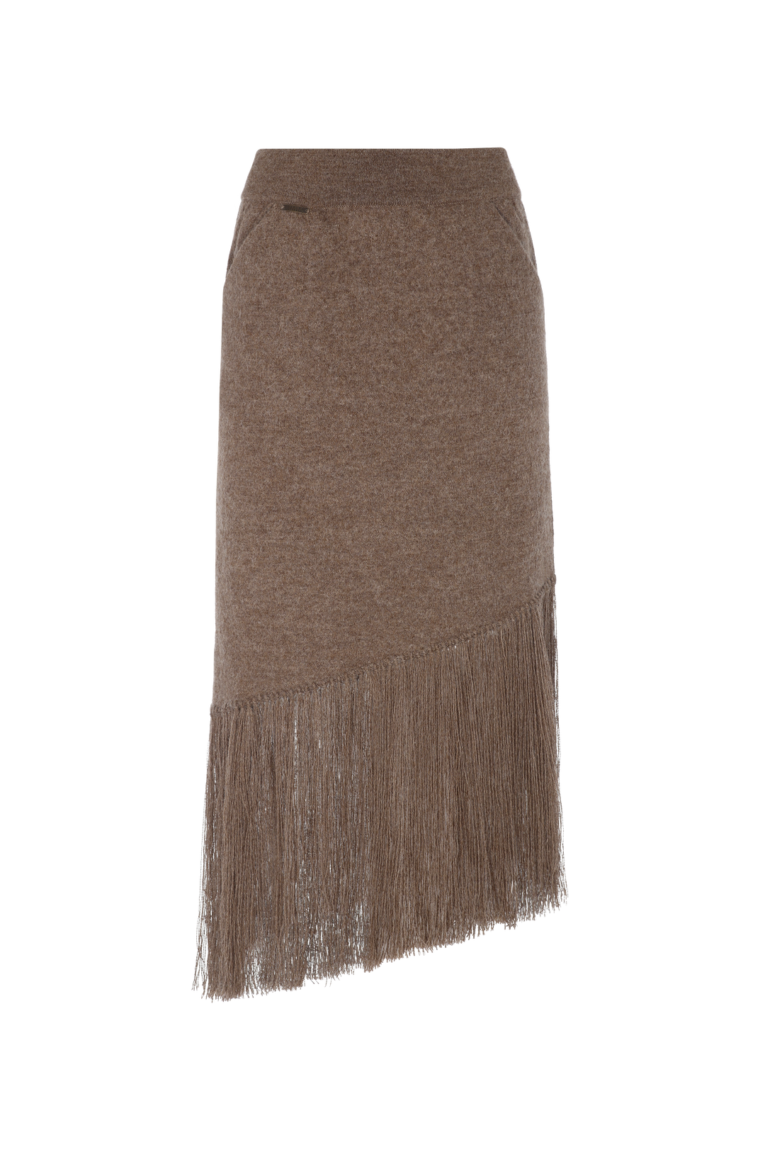 Brown suede skirt yarn best sale